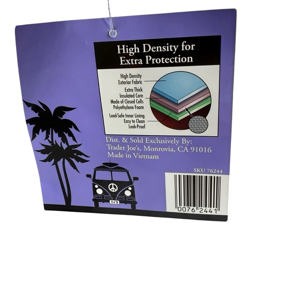 Trader Joe's Purple Large Insulated Limited Edition Tote Bag - Picture 7 of 14